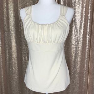White Fashion Tank Top
